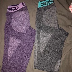 2 pair of Gymshark Flex leggings